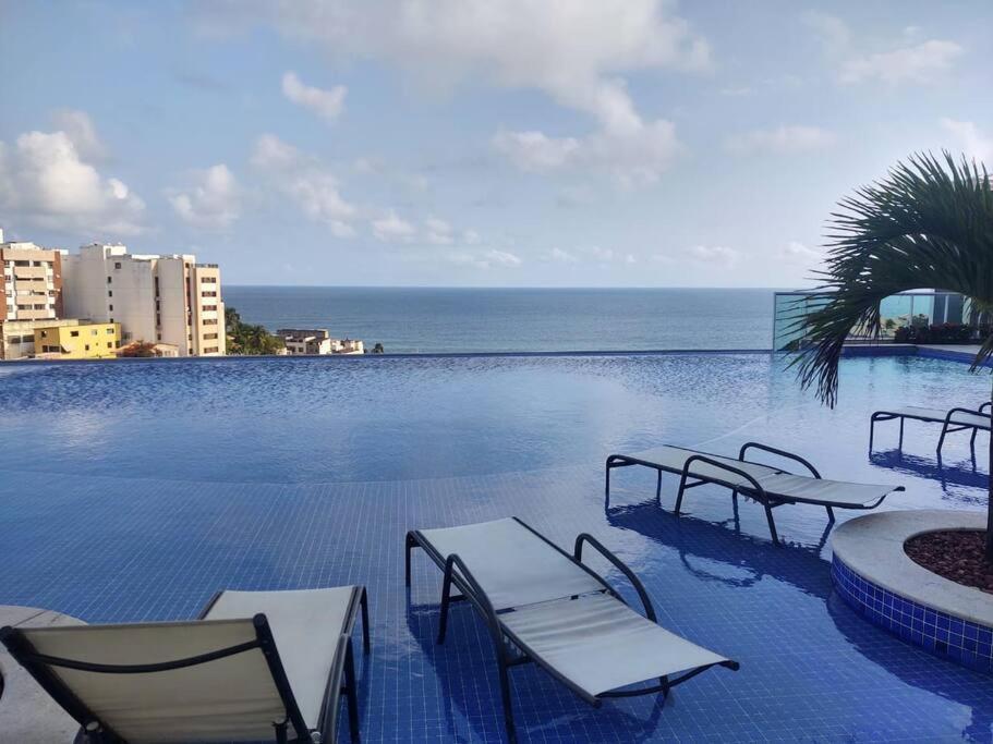 Vista Mar Nascente, Dois Quartos, Novo, No Melhor Do Rio Vermelho, Condominio Club, 1103 Salvador Eksteriør billede